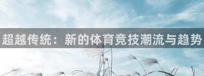 MK体育官方正版app娱乐40996：超越传统：新的