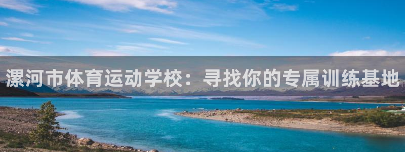 MK体育官网下载开户：漯河市体育运动学校：寻找你的专属训练基